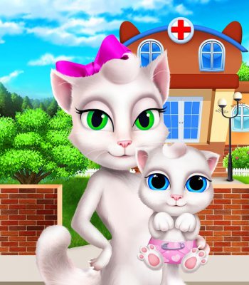 Kitty Mommy Angel's New Baby