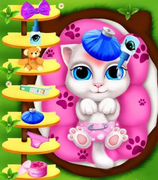 Kitty Mommy Angel's New Baby