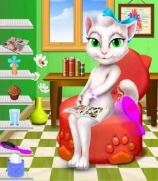 Kitty Mommy Angel's New Baby